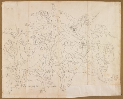 (Detail) Der Sturz der rebellischen Engel von Raymond Lafage